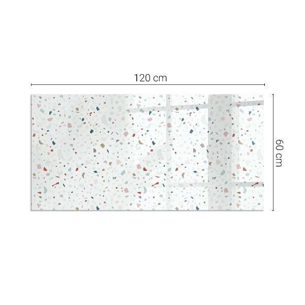 Obdélníkové sklo pod krbová kamna Tvary v miniatuře