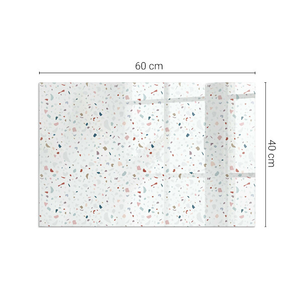 Obdélníkové sklo pod krbová kamna Tvary v miniatuře