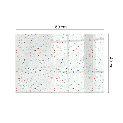 Obdélníkové sklo pod krbová kamna Tvary v miniatuře