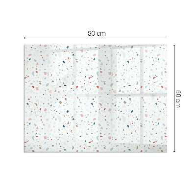 Obdélníkové sklo pod krbová kamna Tvary v miniatuře