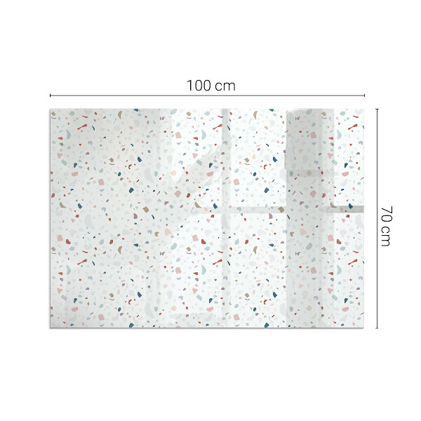 Obdélníkové sklo pod krbová kamna Tvary v miniatuře
