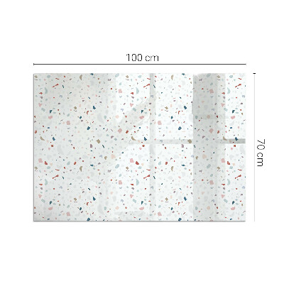 Obdélníkové sklo pod krbová kamna Tvary v miniatuře