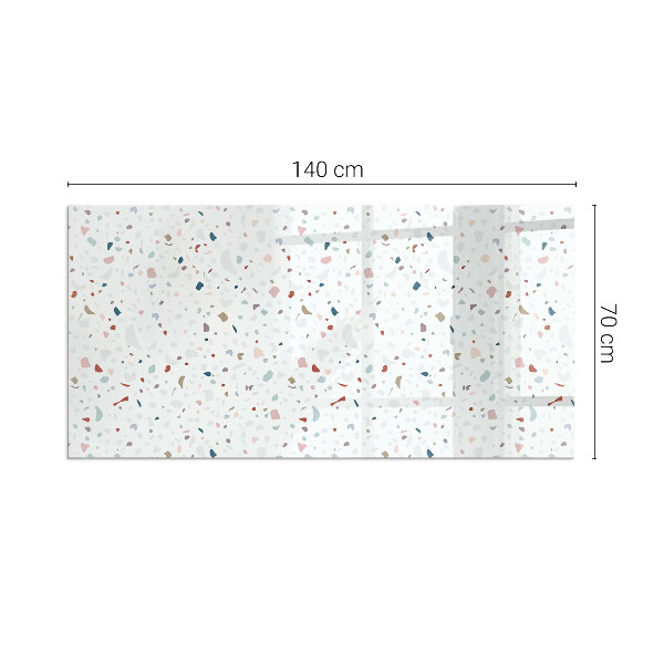 Obdélníkové sklo pod krbová kamna Tvary v miniatuře