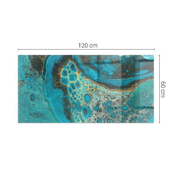 Obdélníková podložka před krb Organický vzor v abstraktním stylu