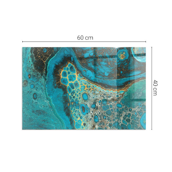 Obdélníková podložka před krb Organický vzor v abstraktním stylu