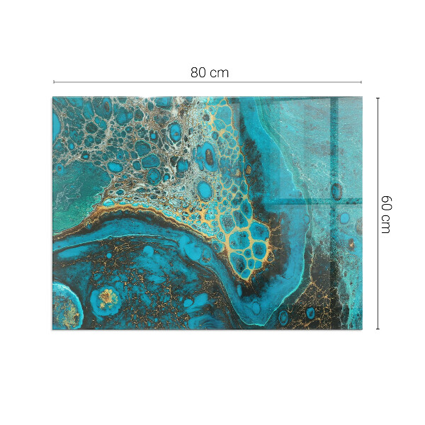 Obdélníková podložka před krb Organický vzor v abstraktním stylu