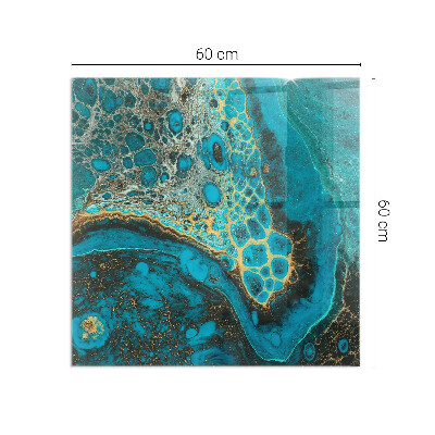 Obdélníková podložka před krb Organický vzor v abstraktním stylu