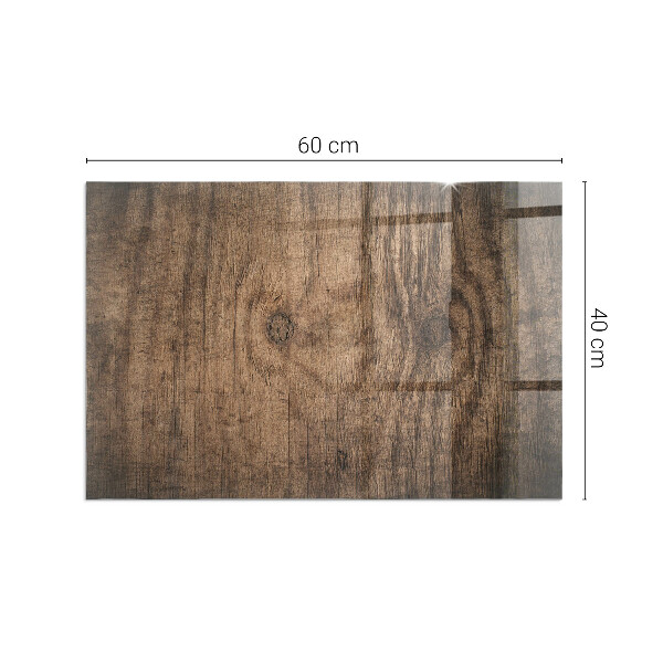 Obdélníková podložka před krb Vzor borovicového dřeva