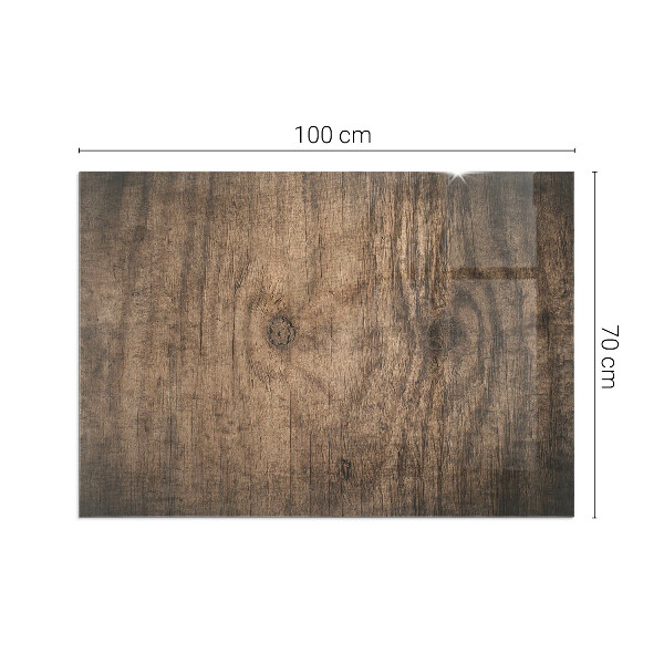 Obdélníková podložka před krb Vzor borovicového dřeva