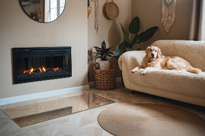 Obdélníkové sklo pod krbová kamna Povaha kamenné struktury