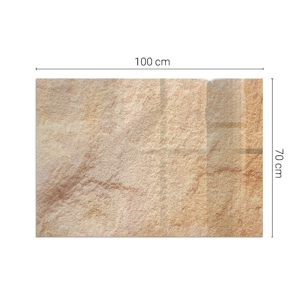 Obdélníkové sklo pod krbová kamna Povaha kamenné struktury