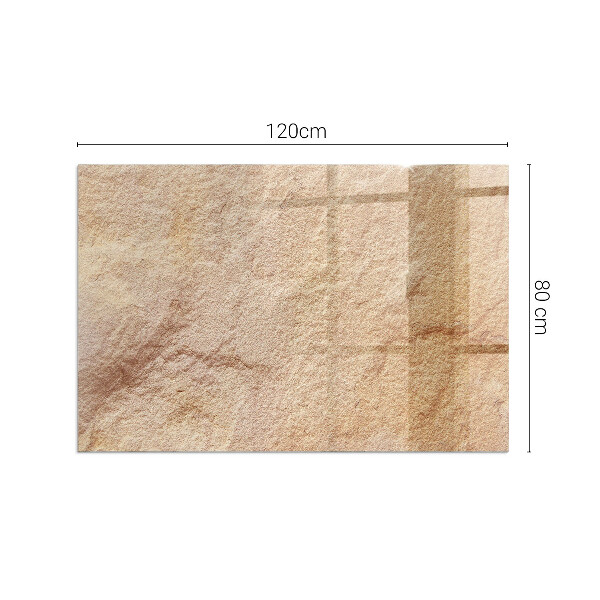 Obdélníkové sklo pod krbová kamna Povaha kamenné struktury