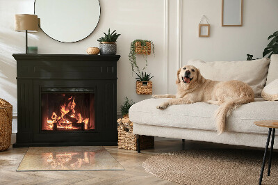 Obdélníkové sklo pod krbová kamna Povaha kamenné struktury