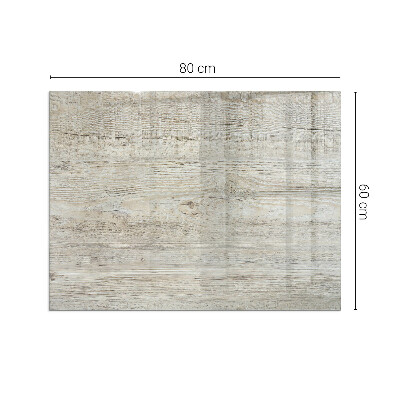 Obdélníková podložka před krb Vzor přirozeného světlého dřeva