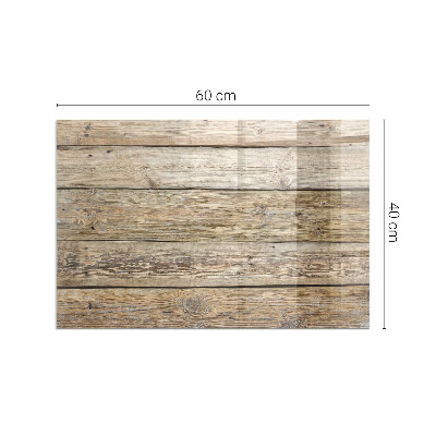 Obdélníková skleněná podložka pod kamna Dřevěná mozaika v rozvržení