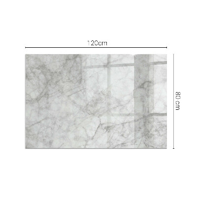 Obdélníkové sklo pod krbová kamna Mramorová textura v elegantním stylu