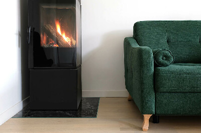 Obdélníková podložka před krb Stylový mramorový motiv