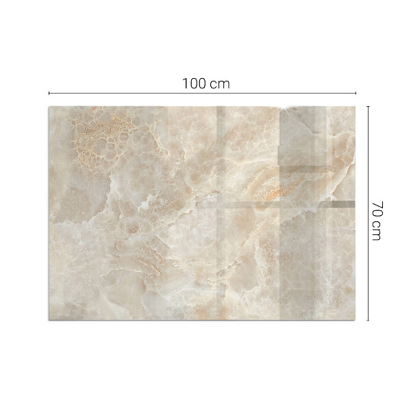 Obdélníkové sklo pod krbová kamna Kamenný vzor inspirovaný přírodou