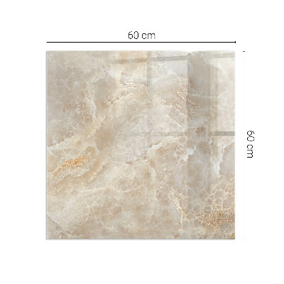 Obdélníkové sklo pod krbová kamna Kamenný vzor inspirovaný přírodou