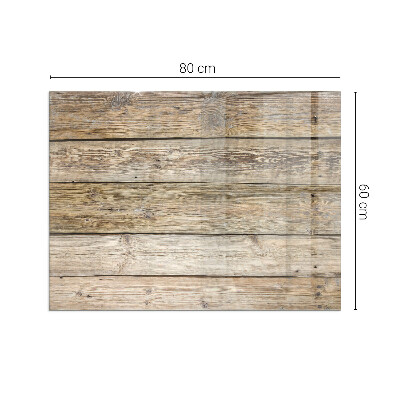 Obdélníková podložka před krb Desky v přírodním stylu