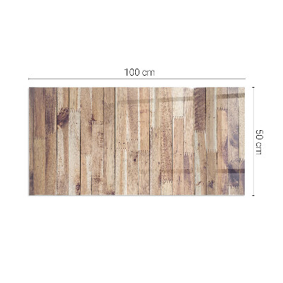 Obdélníkové sklo pod krbová kamna Dřevěný vzor v geometrickém uspořádání