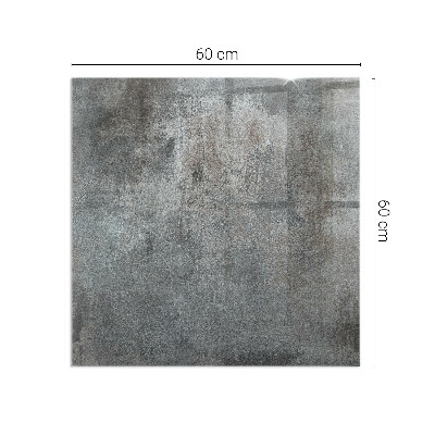 Obdélníková skleněná podložka pod kamna Vzor surové struktury