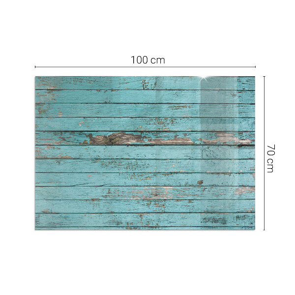 Obdélníkové sklo pod krbová kamna Rustikální prkna v přírodním stylu