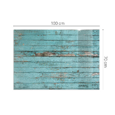 Obdélníkové sklo pod krbová kamna Rustikální prkna v přírodním stylu