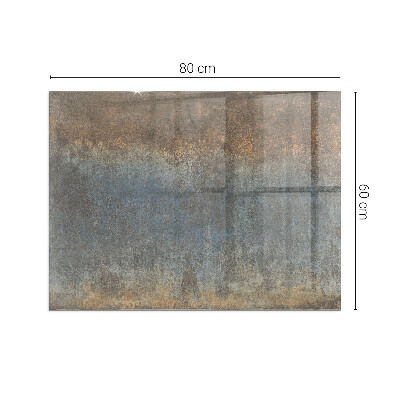 Obdélníková skleněná podložka pod kamna Abstraktní vzor s různými texturami