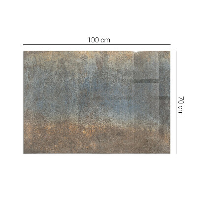 Obdélníková skleněná podložka pod kamna Abstraktní vzor s různými texturami