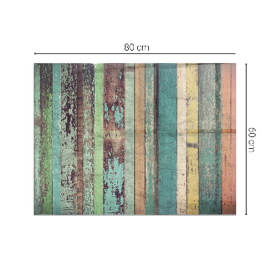 Obdélníková skleněná podložka pod kamna Barvy desek v různých tónech