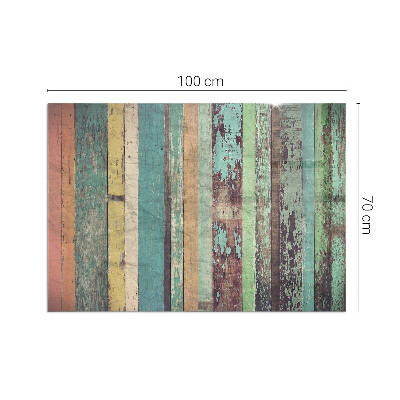 Obdélníková skleněná podložka pod kamna Barvy desek v různých tónech