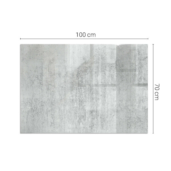 Obdélníková podložka před krb Konstrukce ze surového betonu