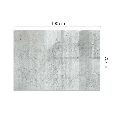 Obdélníková podložka před krb Konstrukce ze surového betonu