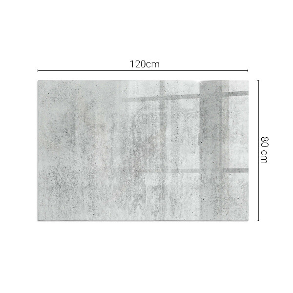 Obdélníková podložka před krb Konstrukce ze surového betonu