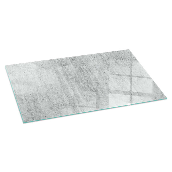 Obdélníková podložka před krb Konstrukce ze surového betonu