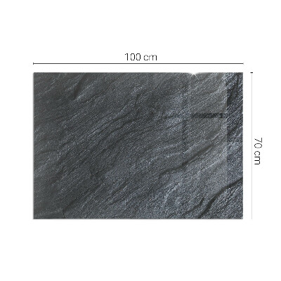 Obdélníková podložka před krb Vzor skalní struktury