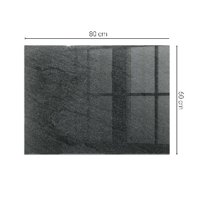 Obdélníkové sklo pod krbová kamna Kamenná struktura vzor