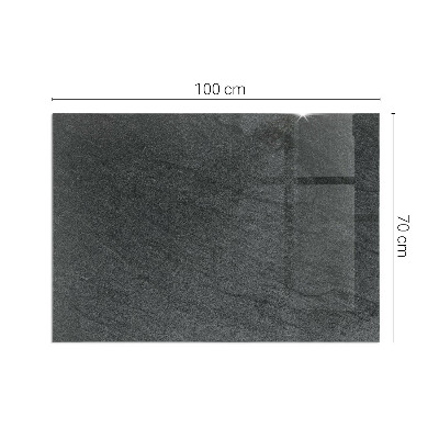 Obdélníkové sklo pod krbová kamna Kamenná struktura vzor