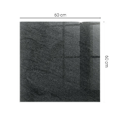 Obdélníkové sklo pod krbová kamna Kamenná struktura vzor