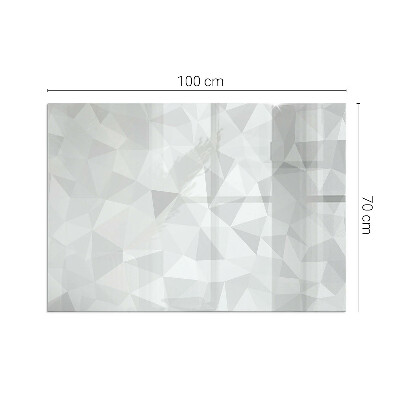 Obdélníková skleněná podložka pod kamna Geometrická abstrakce ve tvarech