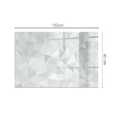 Obdélníková skleněná podložka pod kamna Geometrická abstrakce ve tvarech