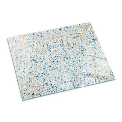 Obdélníkové sklo pod krbová kamna Abstraktní texturní motiv