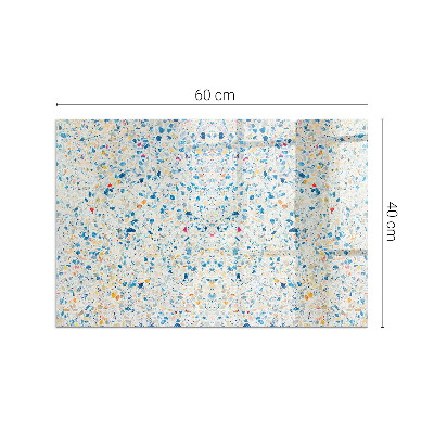 Obdélníkové sklo pod krbová kamna Abstraktní texturní motiv