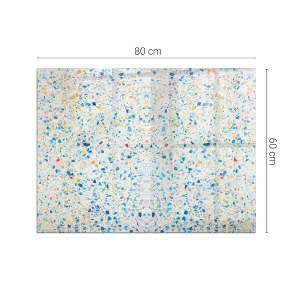 Obdélníkové sklo pod krbová kamna Abstraktní texturní motiv