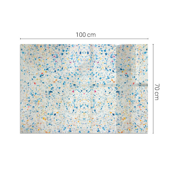 Obdélníkové sklo pod krbová kamna Abstraktní texturní motiv