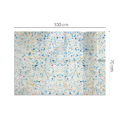 Obdélníkové sklo pod krbová kamna Abstraktní texturní motiv