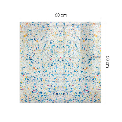 Obdélníkové sklo pod krbová kamna Abstraktní texturní motiv