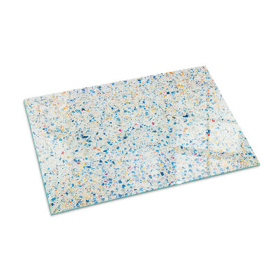 Obdélníkové sklo pod krbová kamna Abstraktní texturní motiv