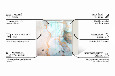 Obdélníkové sklo pod krbová kamna Dřevěná textura v přírodním stylu